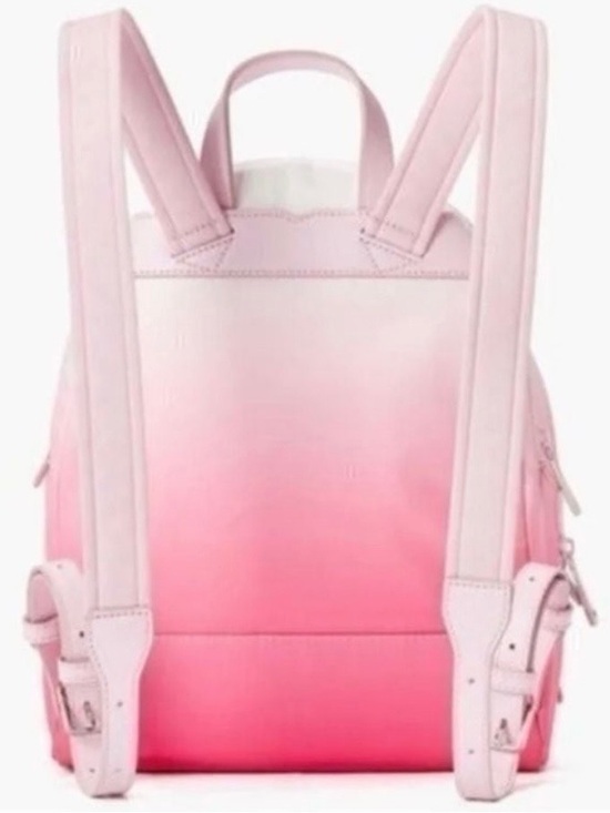 KATE SPADE NEW YORK Karissa Nylon Degrade Pink Ombré Medium Backpack Chic NEW Kate Spade Deal of the Day: Save $200 on the Karissa Nylon  main image 3